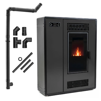 Пелетна камина ARIA BLACK 12 kW