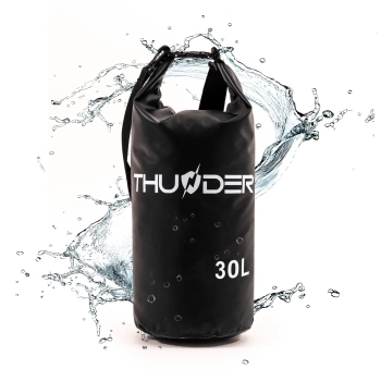 Черна водоустойчива чанта 30 L THUNDER