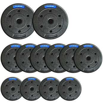 Комплект битумни тежести марка THUNDER 2x10 kg + 6x5 kg + 4x2,5 kg