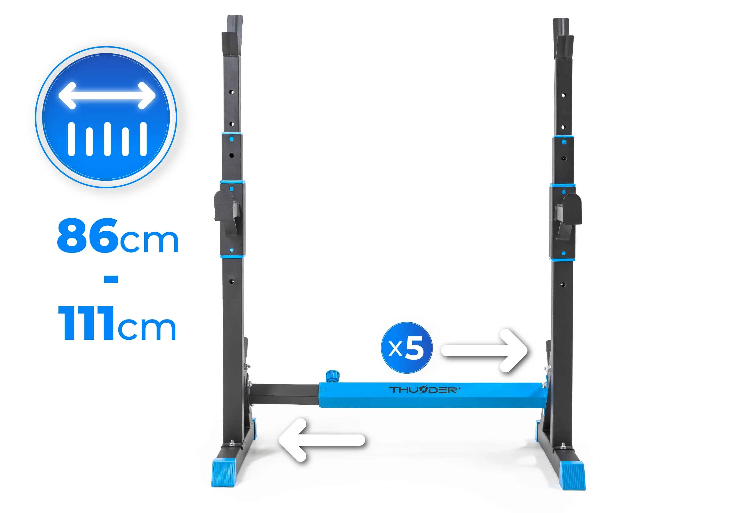 Регулируемо разстояние на стойките CARMI