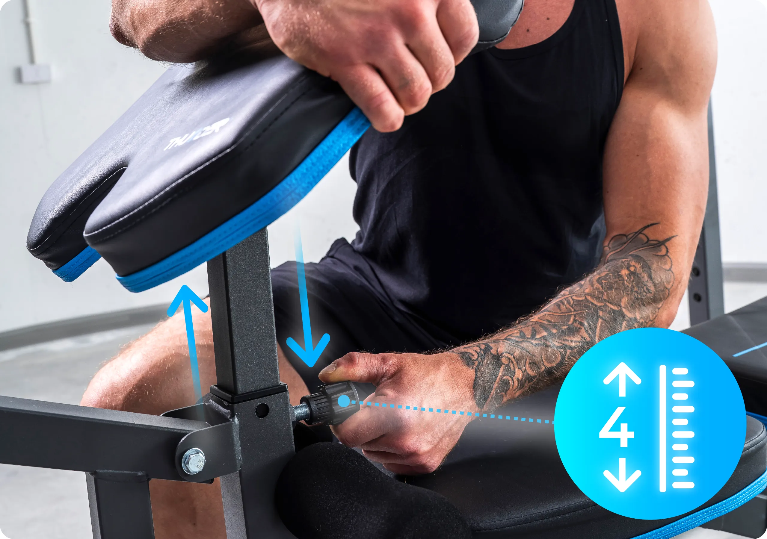 Regulacja wysokości modlitewnika