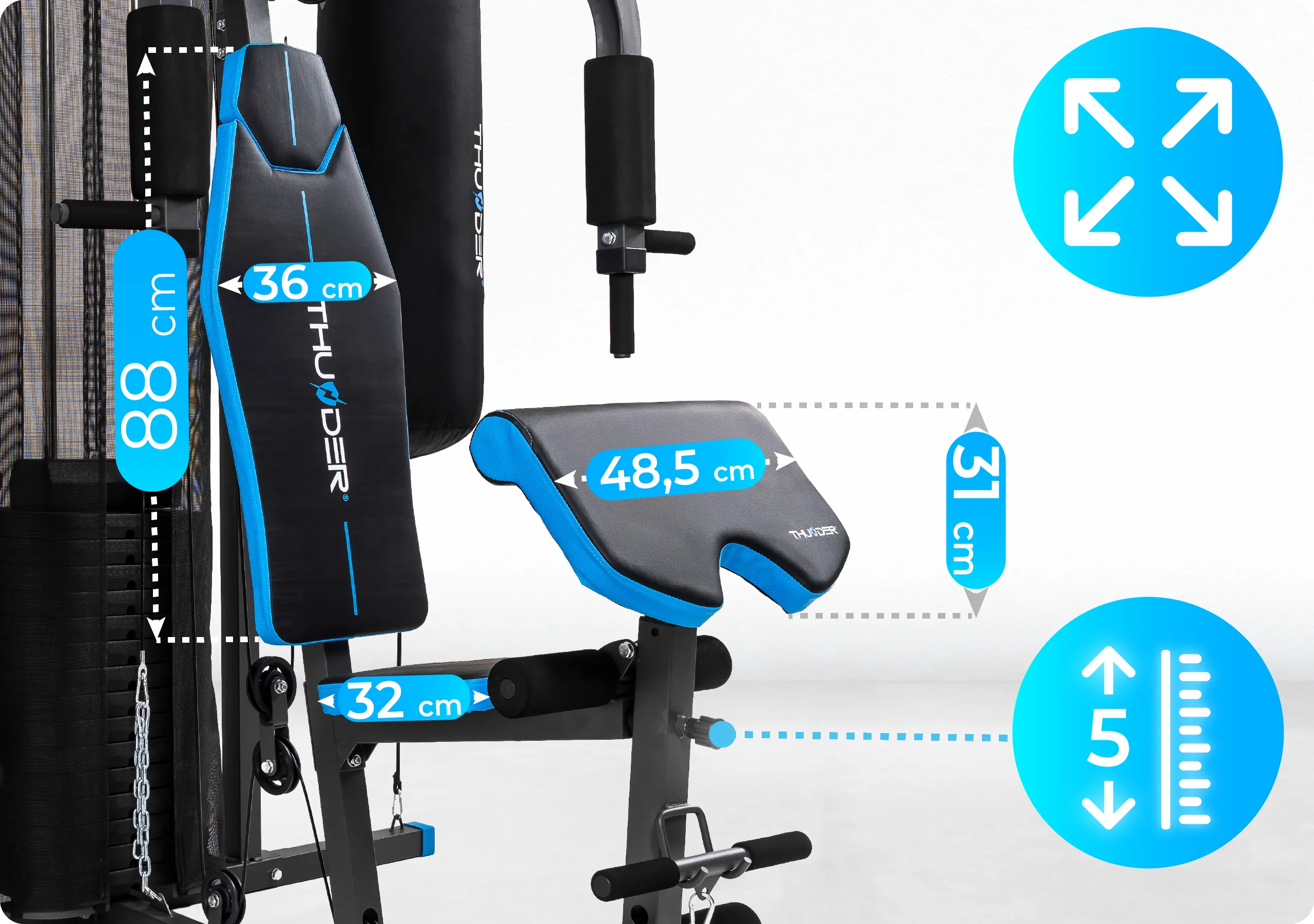 Атлас HEAVY – налични тренировъчни станции