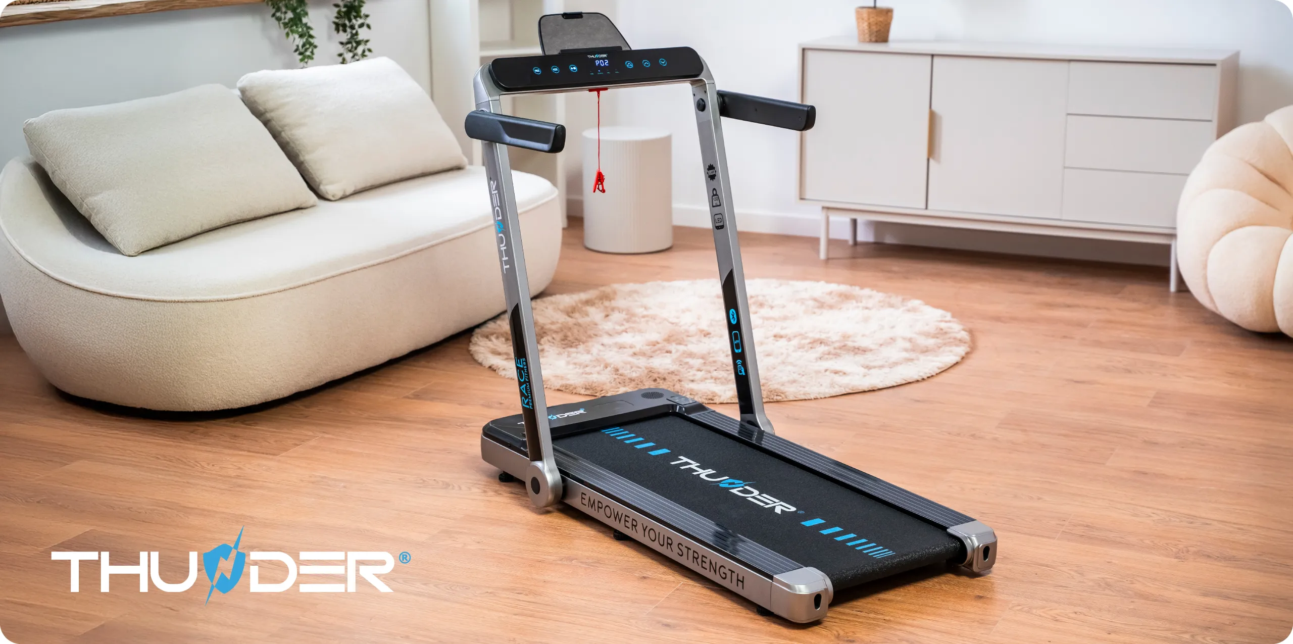 Електрическа бягаща пътека THUNDER PHENOM-S-BLACK