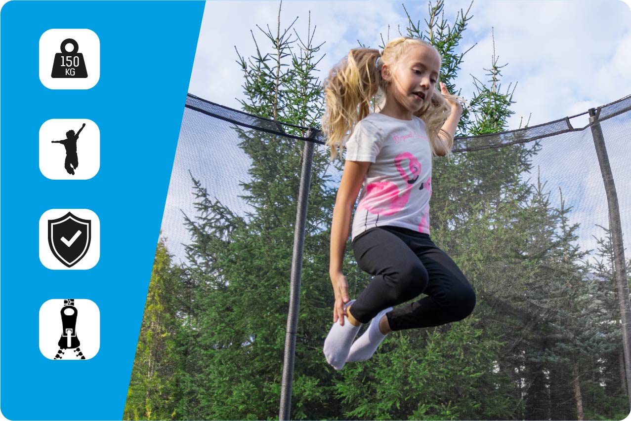 Батут THUNDER в градината