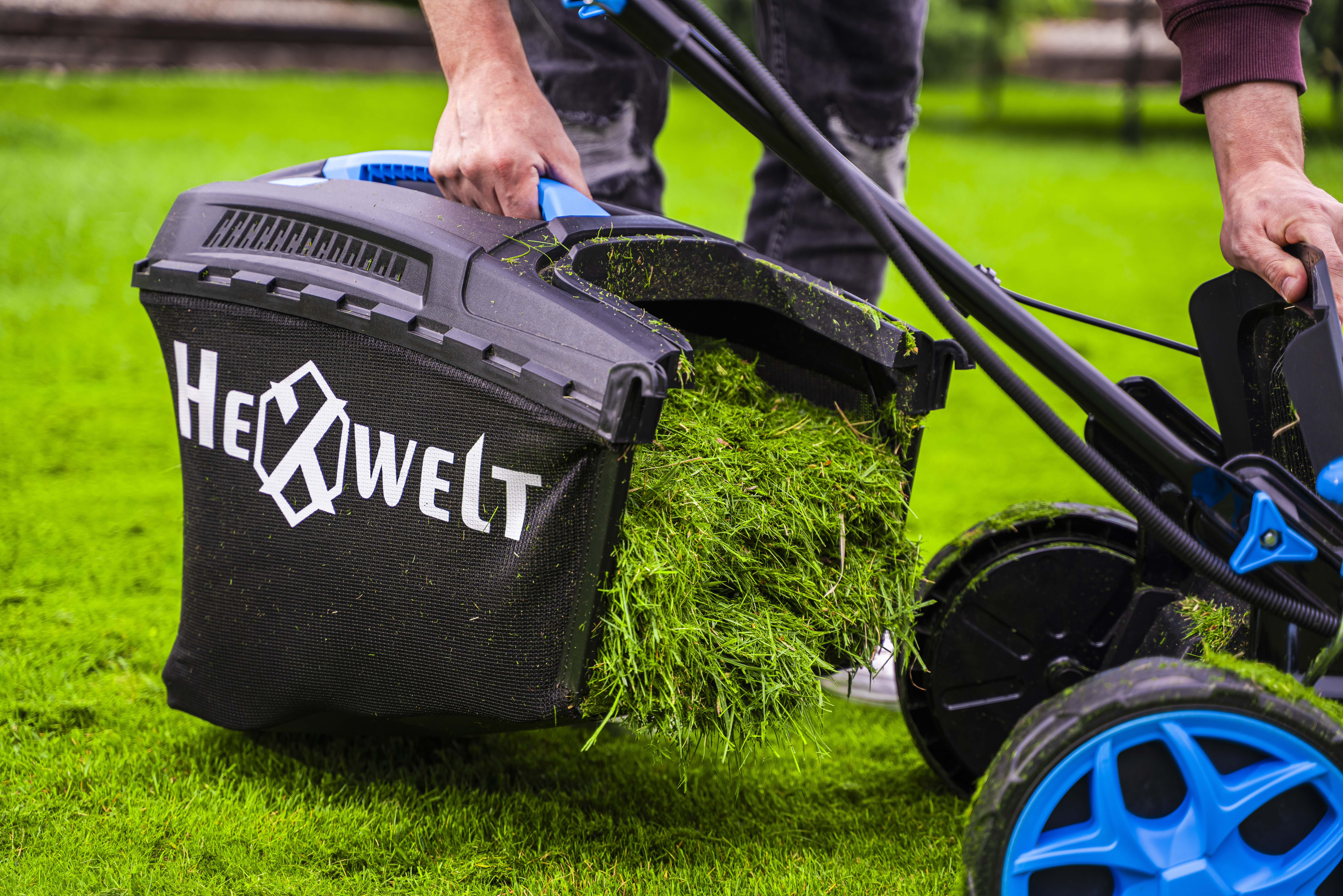 Косачка Hexwelt в действие