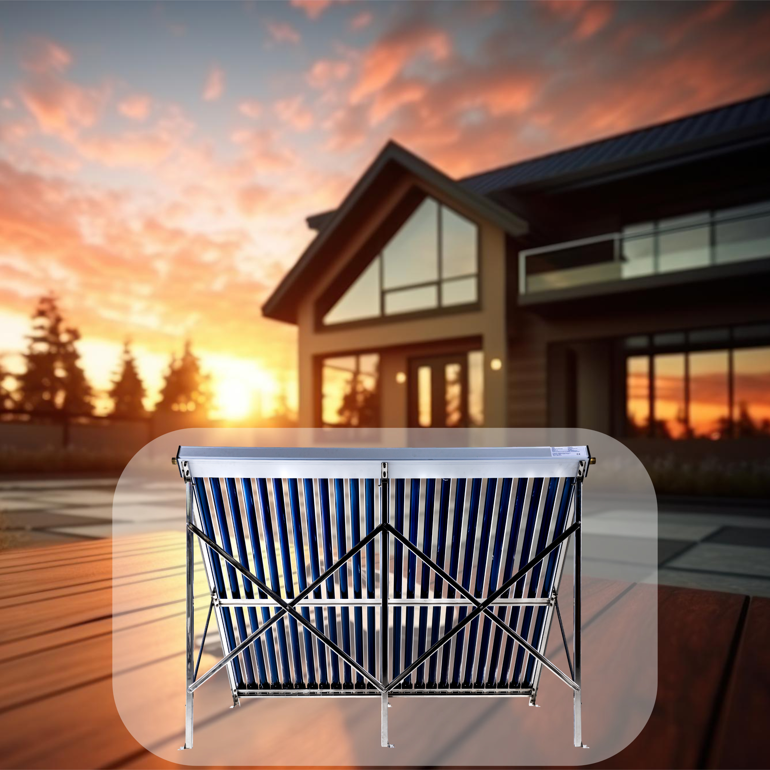 Детайли на слънчев колектор