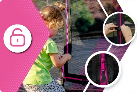 Батут THUNDER INSIDE ULTRA 16FT (488 cm) PINK