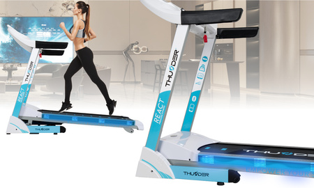 Електрическа бягаща пътека THUNDER REACT-S-WHITE