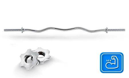 Леко извит винтов лост 120 cm 30 mm THUNDER