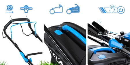 Бензинова косачка Hexwelt HW-KS-150 46cm 2,6kW със задвижване