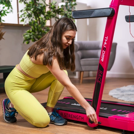 Електрическа бягаща пътека THUNDER RACE-PINK