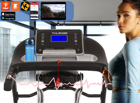 Електрическа бягаща пътека THUNDER RAPID-DS-BLACK