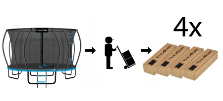 Батут THUNDER INSIDE ULTRA 16FT (488 cm) BLUE