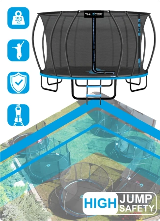 Батут THUNDER INSIDE ULTRA 16FT (488 cm) BLUE