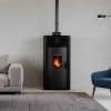 Пелетна камина GAREN BLACK 15 kW