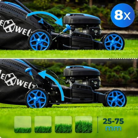 Бензинова косачка Hexwelt HW-KS-150 46cm 2,6kW със задвижване