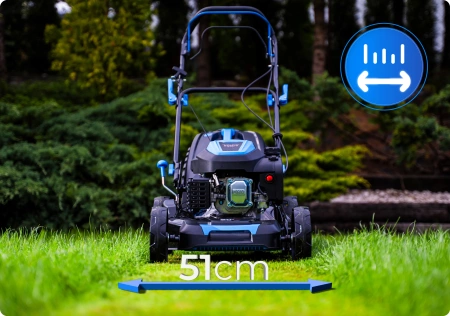 Бензинова косачка Hexwelt HW-KS-200 51cm 3,8kW със задвижване