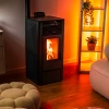 Пелетна камина KARMEN BLACK 10 kW