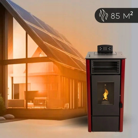 Пелетна камина SOPHIA RED 8,1 kW