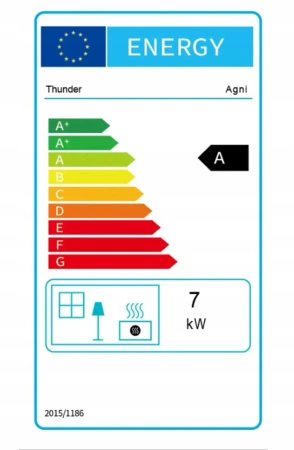 Чугунена печка на дърва AGNI 7 kW