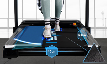 Електрическа бягаща пътека THUNDER RAPID-DS-BLACK