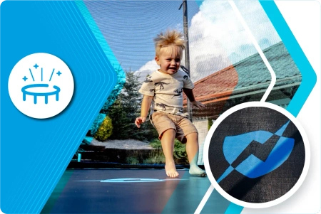 Батут THUNDER INSIDE ULTRA 12FT (366 cm) BLUE