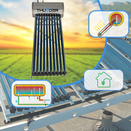 Соларен колектор под налягане с резервоар THUNDER 100 L
