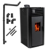 Пелетна камина GAREN BLACK 15 kW