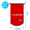 Червена водоустойчива чанта 30 L THUNDER