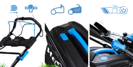 Бензинова косачка Hexwelt HW-KS-224 53cm 4,4kW със задвижване