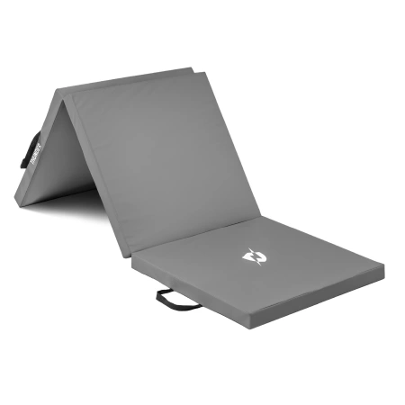 Сива гимнастическа постелка 180x60x4 THUNDER