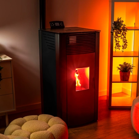 Пелетна камина GAREN BLACK 15 kW