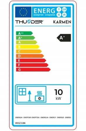 Пелетна камина KARMEN RED 10 kW