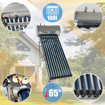 Соларен колектор под налягане с резервоар THUNDER 100 L