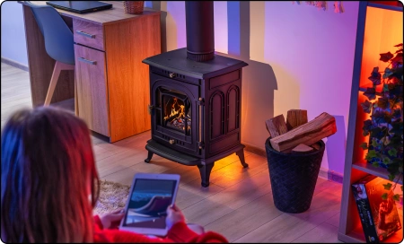 Чугунена печка на дърва AGNI 7 kW