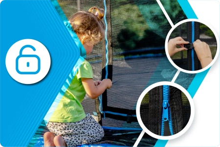 Батут THUNDER INSIDE ULTRA 16FT (488 cm) BLUE