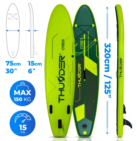 SUP дъска 320cm THUNDER CYBER