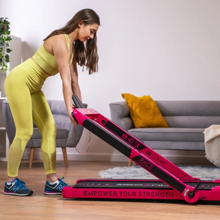 Електрическа бягаща пътека THUNDER RACE-PINK