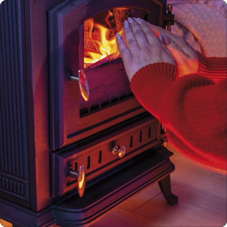 Чугунена печка на дърва MITRA 7 kW