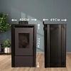 Пелетна камина LEYLA BLACK 6,3 kW