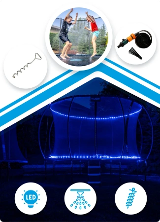 Батут THUNDER INSIDE ULTRA 12FT (366 cm) BLUE