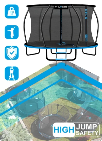 Батут THUNDER INSIDE ULTRA 12FT (366 cm) BLUE