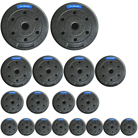 Комплект битумни тежести марка THUNDER 2x10 kg + 4x5 kg + 4x2,5 kg + 8x1,25 kg