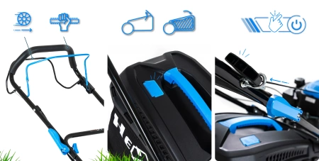 Бензинова косачка Hexwelt HW-KS-200 51cm 3,8kW със задвижване