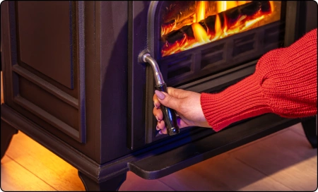 Чугунена печка на дърва MITRA 7 kW