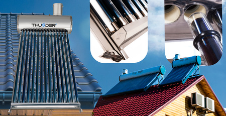 Безкомпресорен слънчев колектор с резервоар THUNDER 150 L