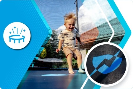 Батут THUNDER INSIDE ULTRA 8FT (244cm) BLUE