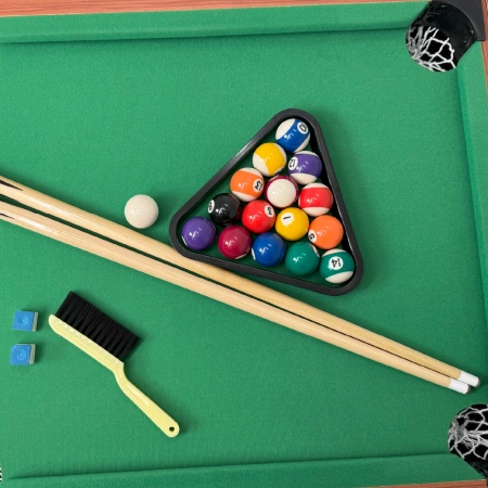 Въртяща се дървена маса за игри 3в1 THUNDER SMART 