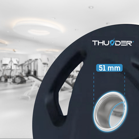 Комплект олимпийски тежести THUNDER 2x10 kg