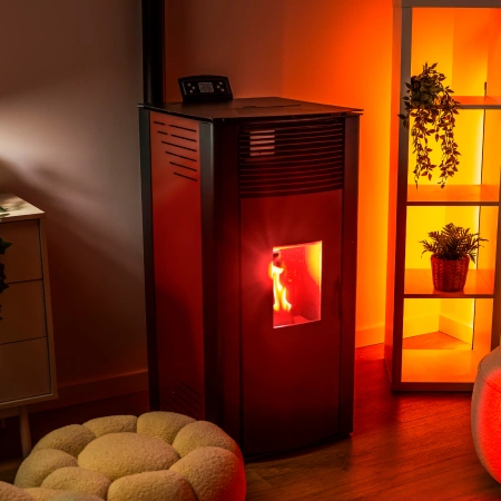 Пелетна камина GAREN RED 15 kW 